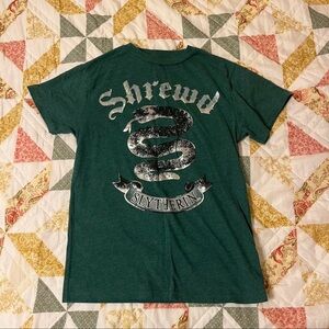 Harry Potter Slytherin Green Graphic Tee